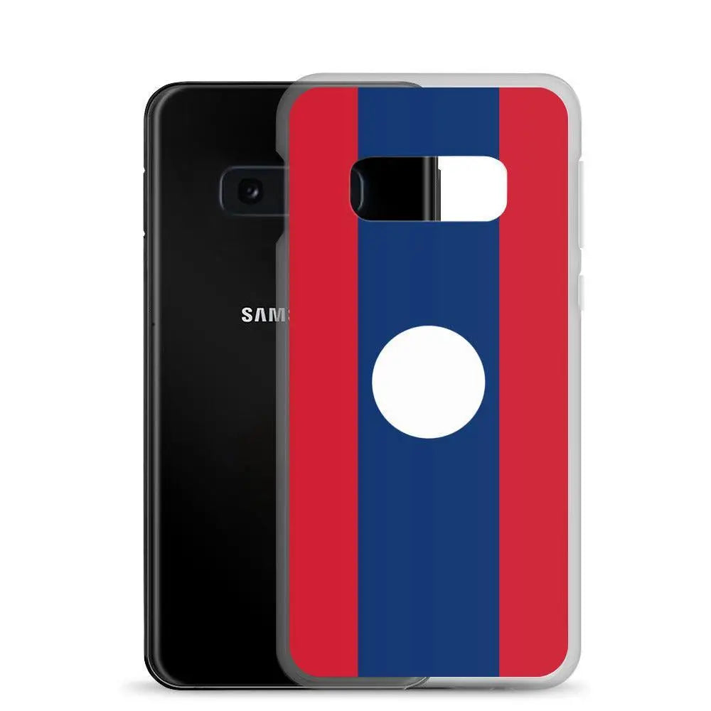 Coque samsung galaxy drapeau laos souple antichoc résistante