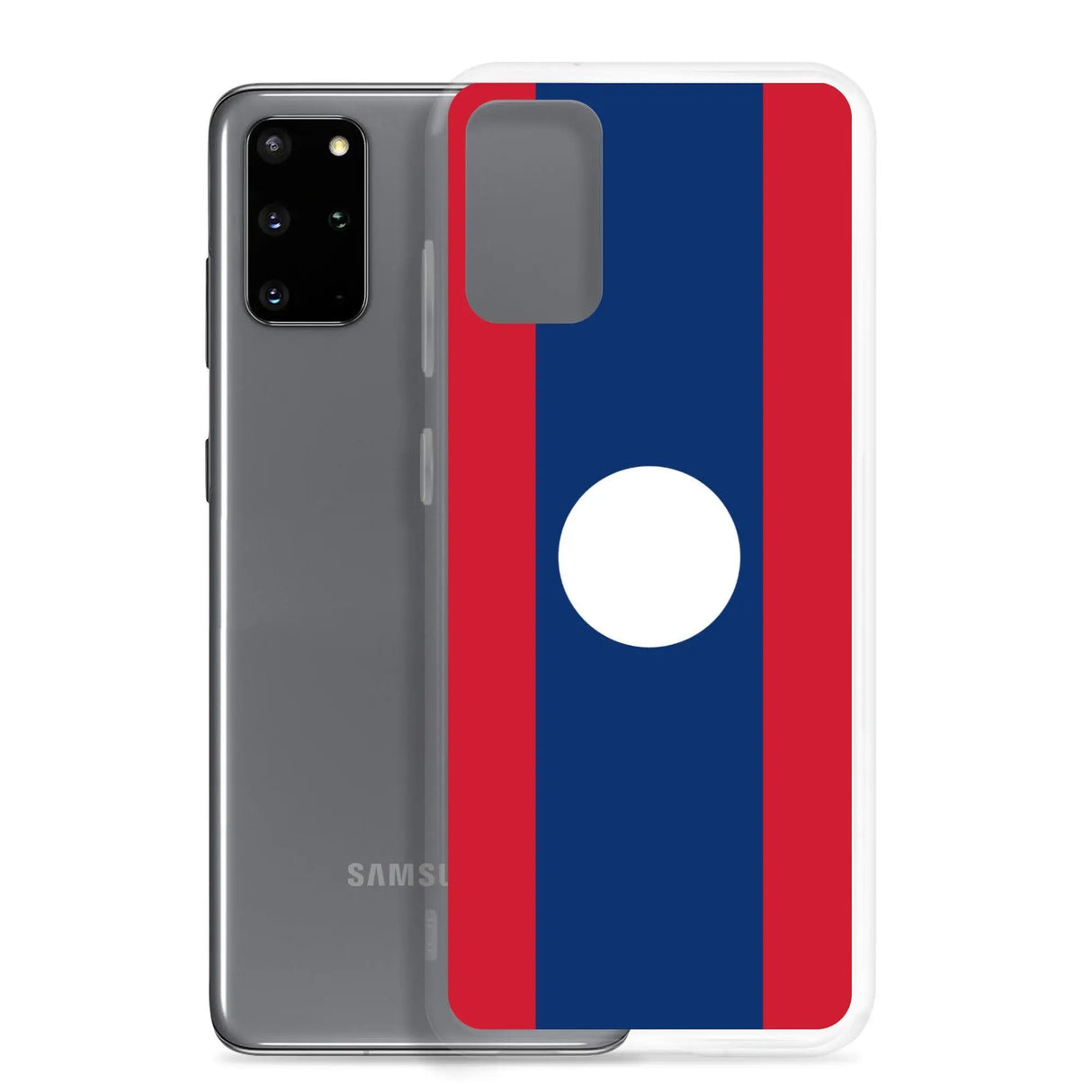 Coque samsung galaxy drapeau laos souple antichoc résistante