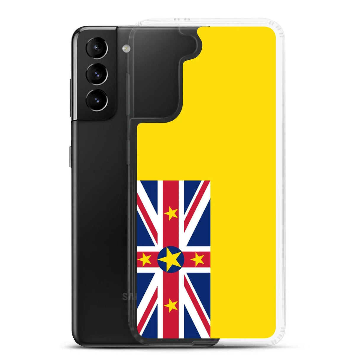 Coque samsung galaxy drapeau niue souple antichoc résistante