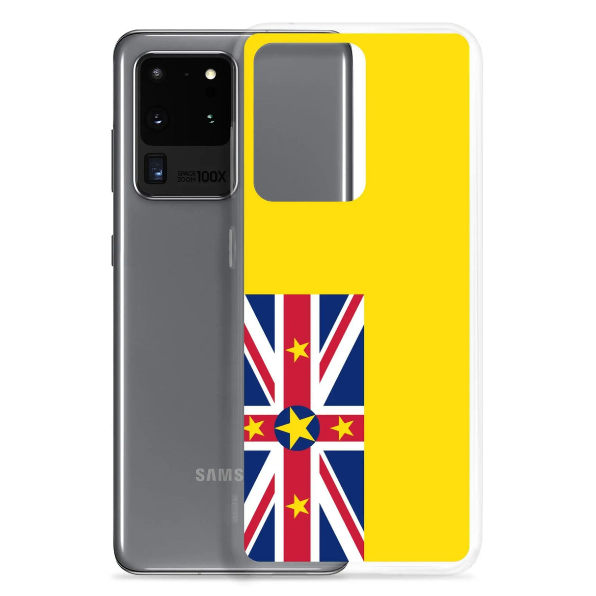 Coque samsung galaxy drapeau niue souple antichoc résistante