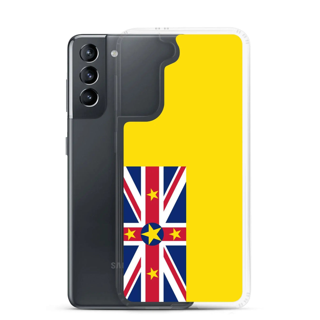 Coque samsung galaxy drapeau niue souple antichoc résistante