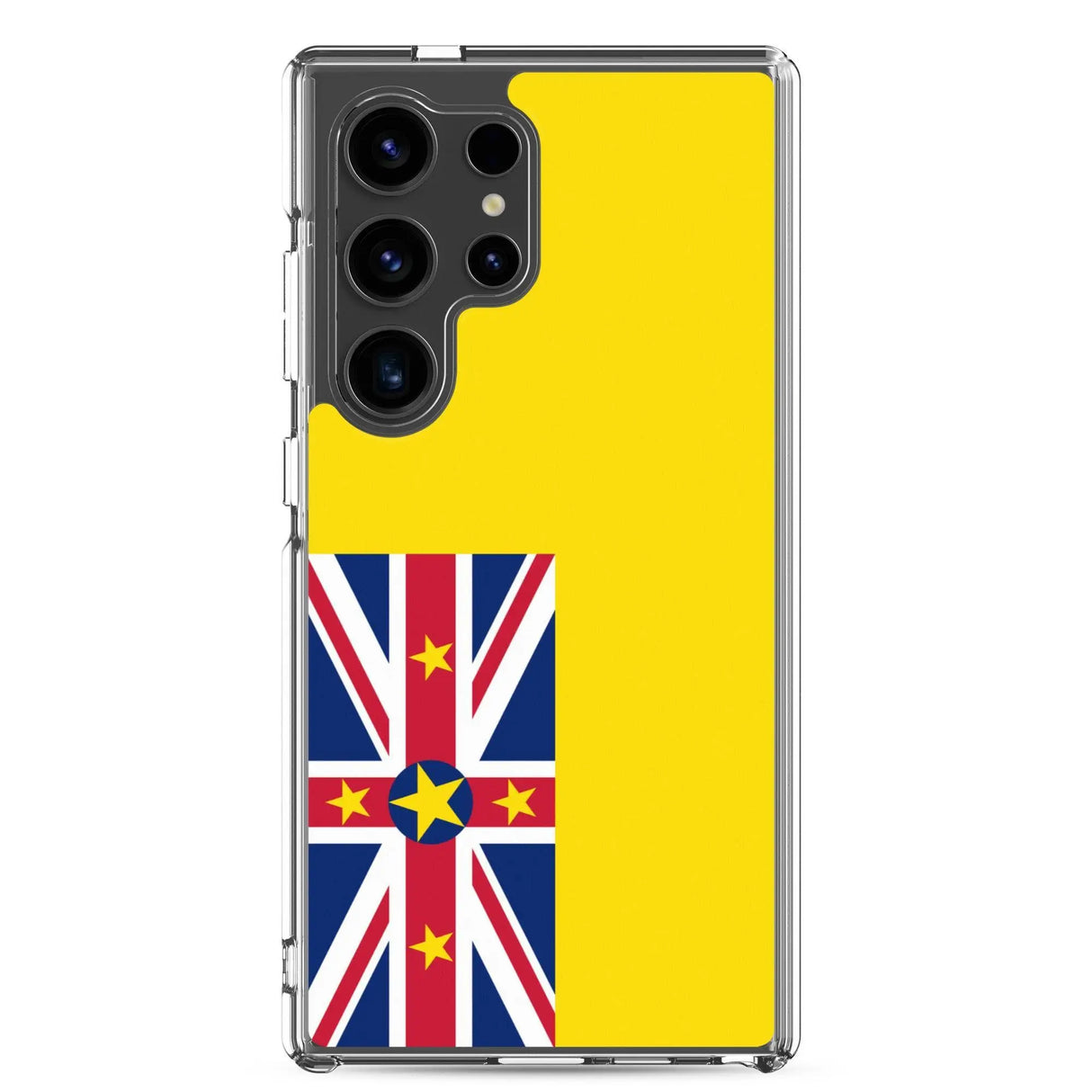 Coque samsung galaxy drapeau niue souple antichoc résistante