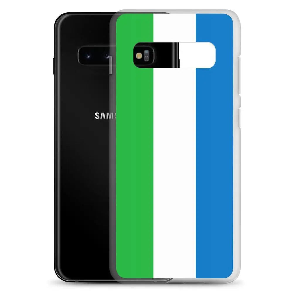 Coque samsung galaxy sierra leone souple résistante antichoc
