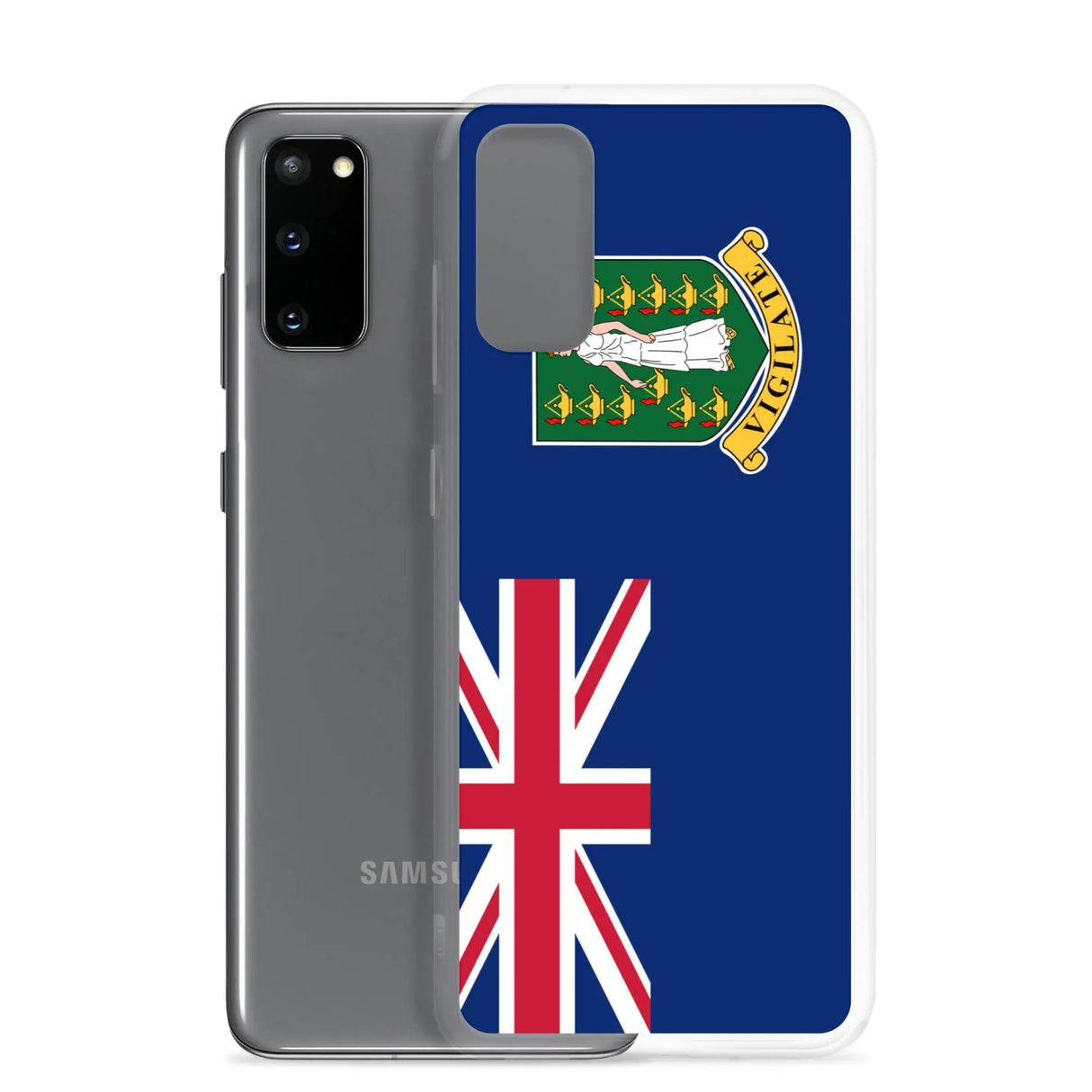 Coque samsung îles vierges britanniques souple antichoc