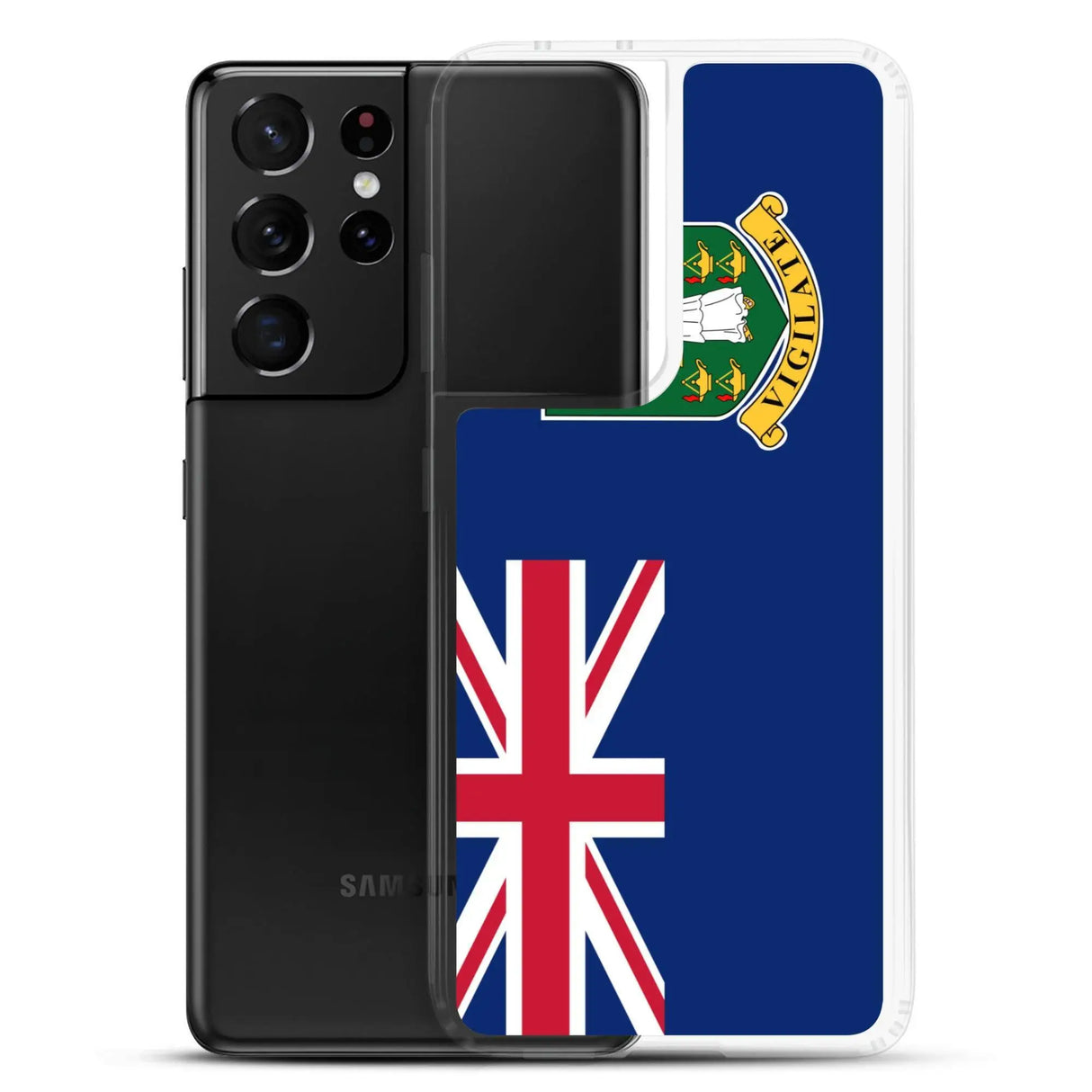 Coque samsung îles vierges britanniques souple antichoc