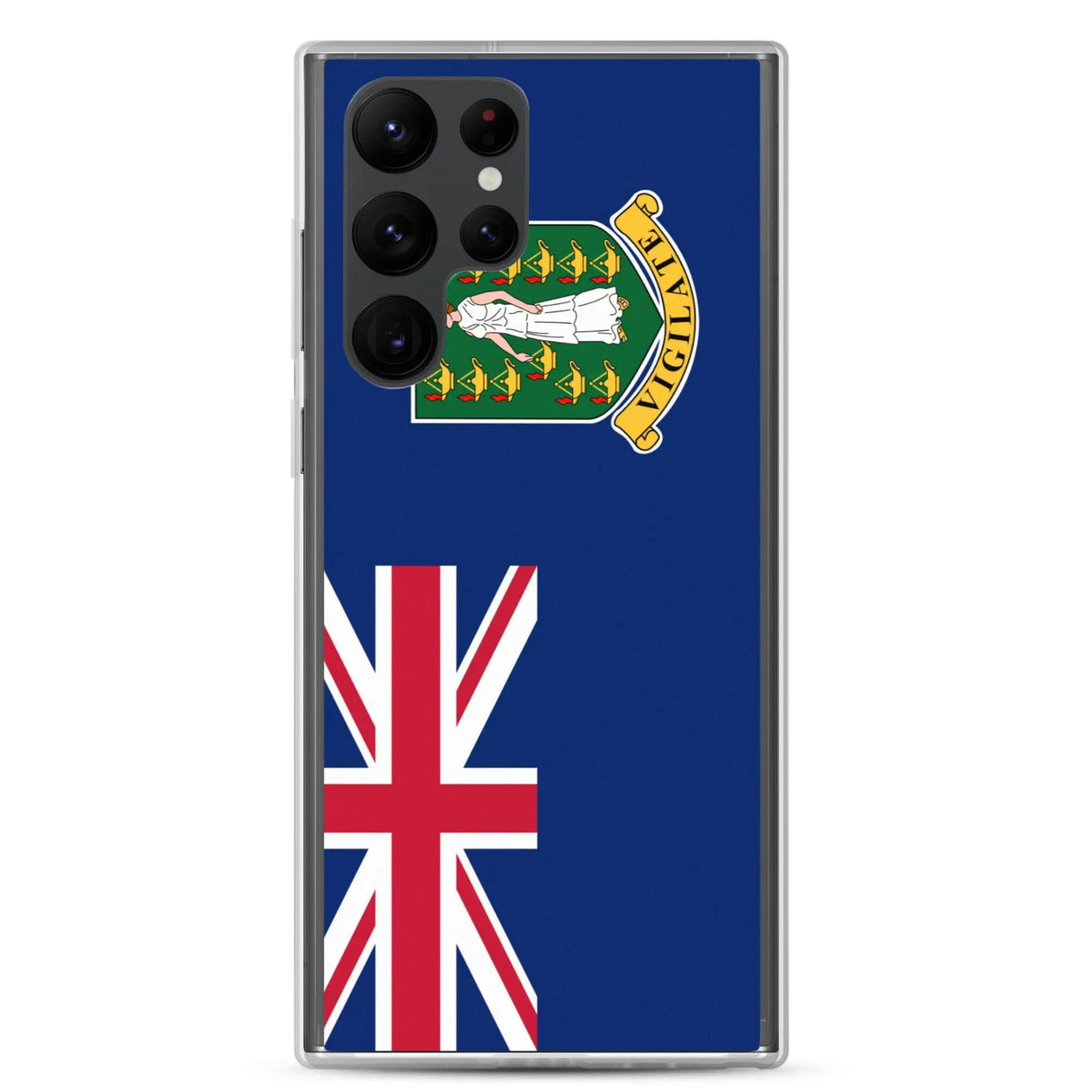 Coque samsung îles vierges britanniques souple antichoc