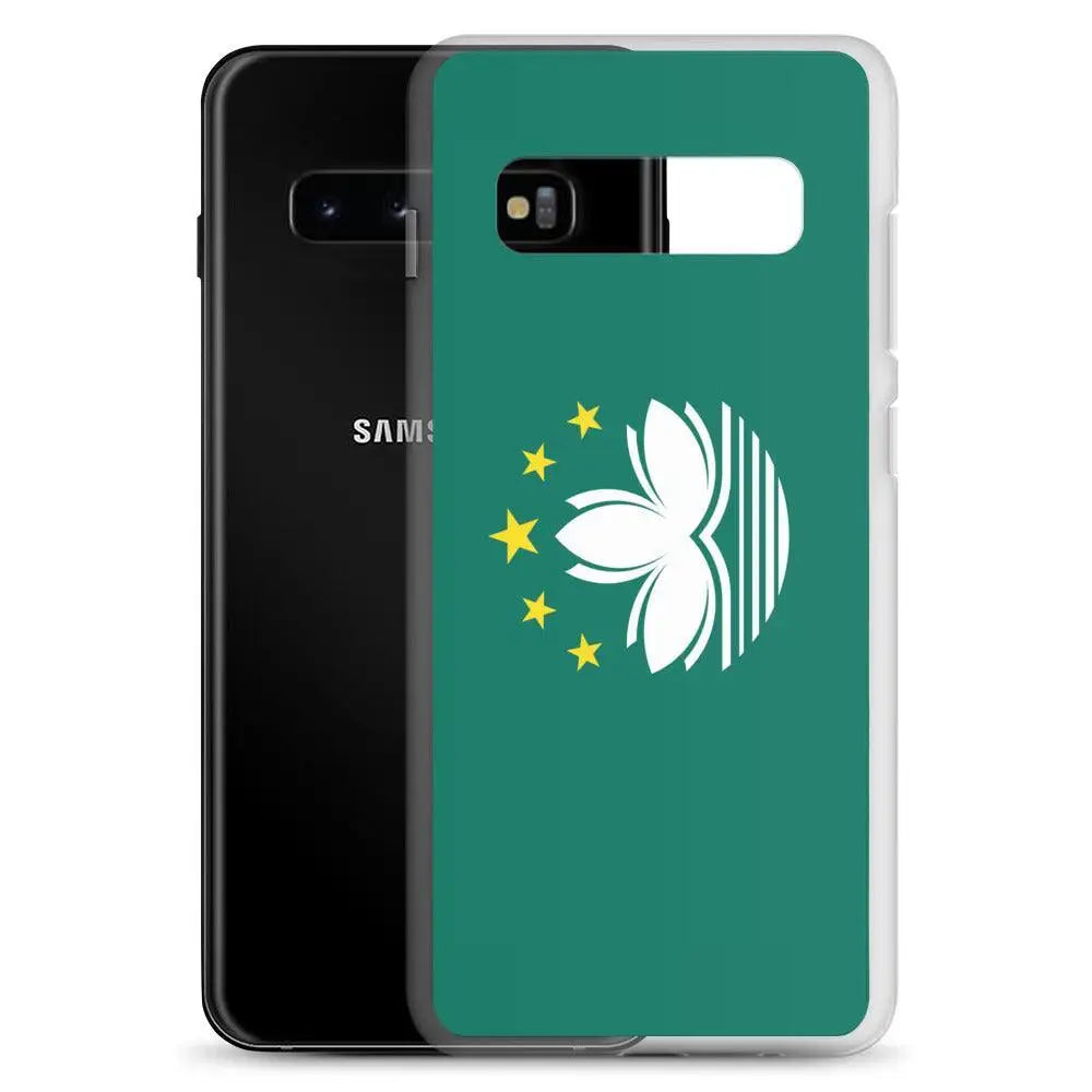Coque samsung macao souple antichoc motif drapeau