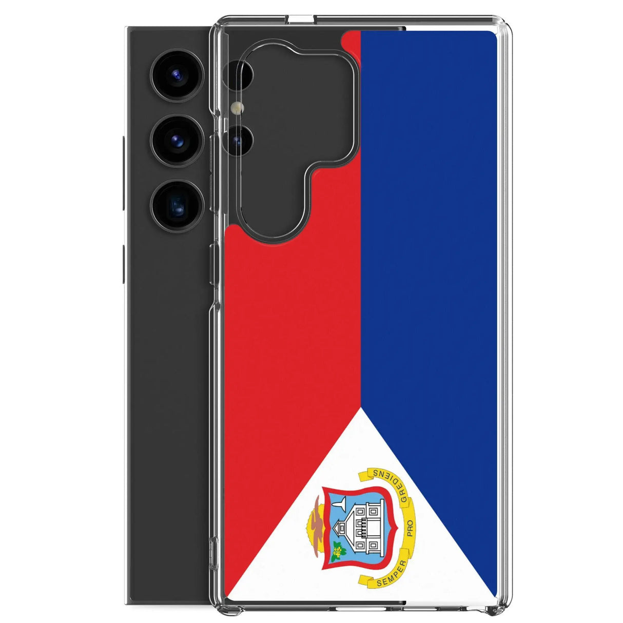 Coque samsung saint-martin souple antichoc drapeau