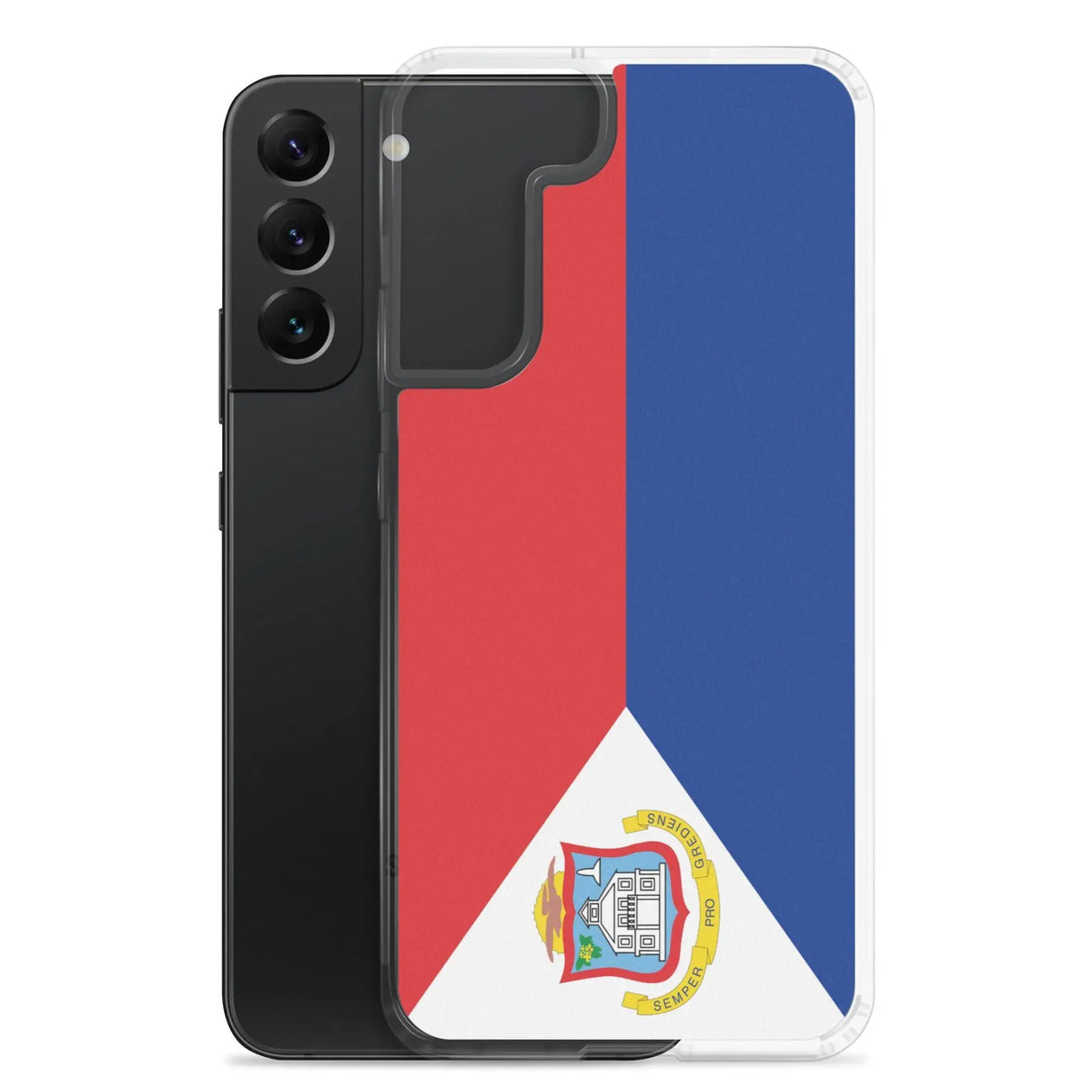 Coque samsung saint-martin souple antichoc drapeau