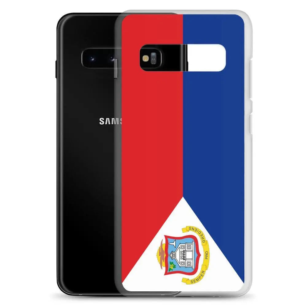 Coque samsung saint-martin souple antichoc drapeau