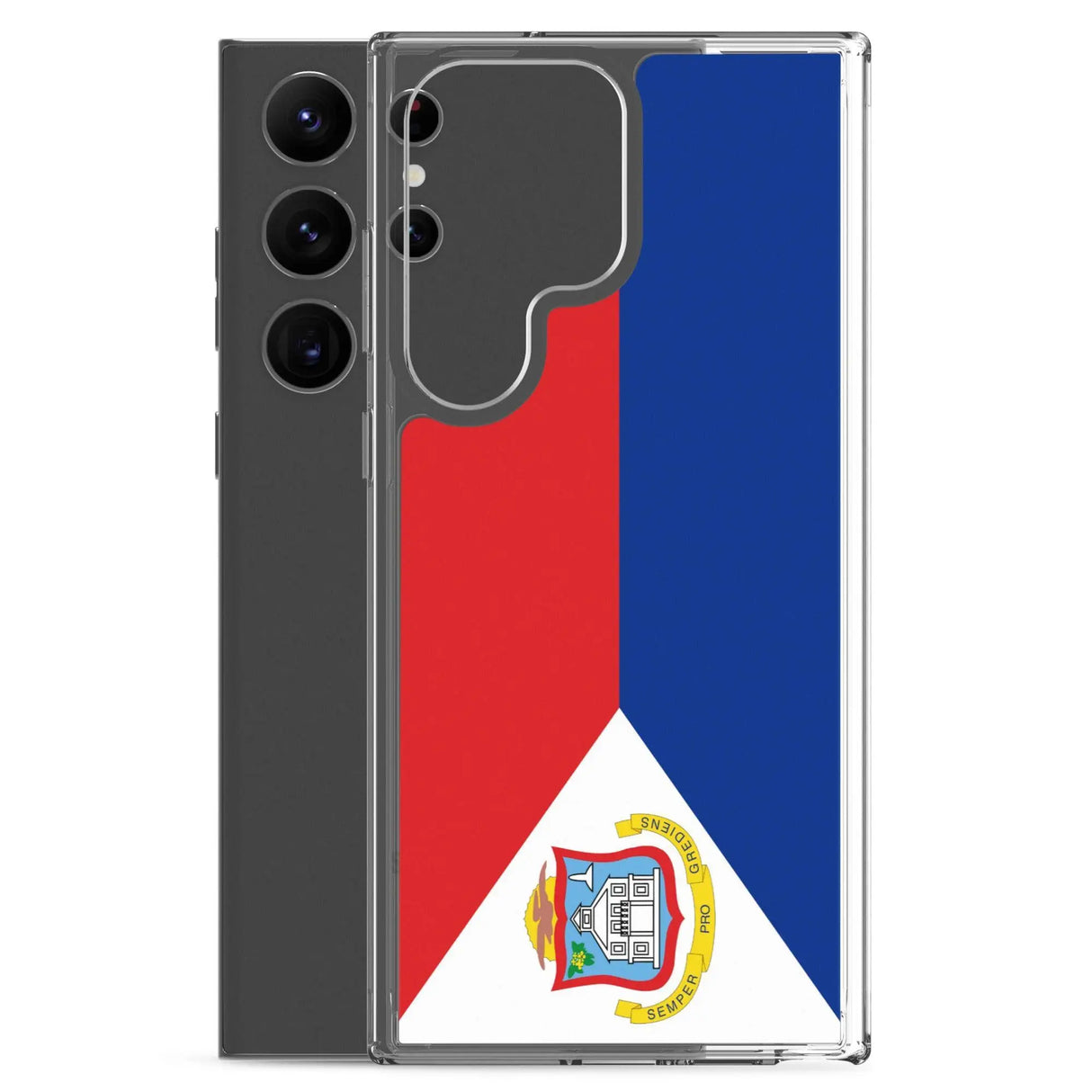 Coque samsung saint-martin souple antichoc drapeau