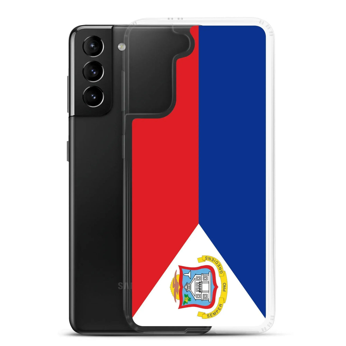 Coque samsung saint-martin souple antichoc drapeau