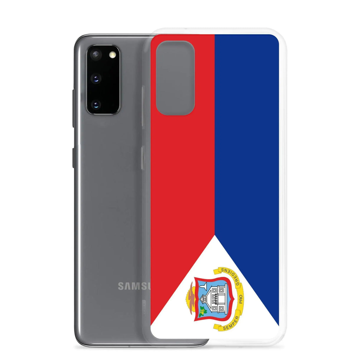 Coque samsung saint-martin souple antichoc drapeau