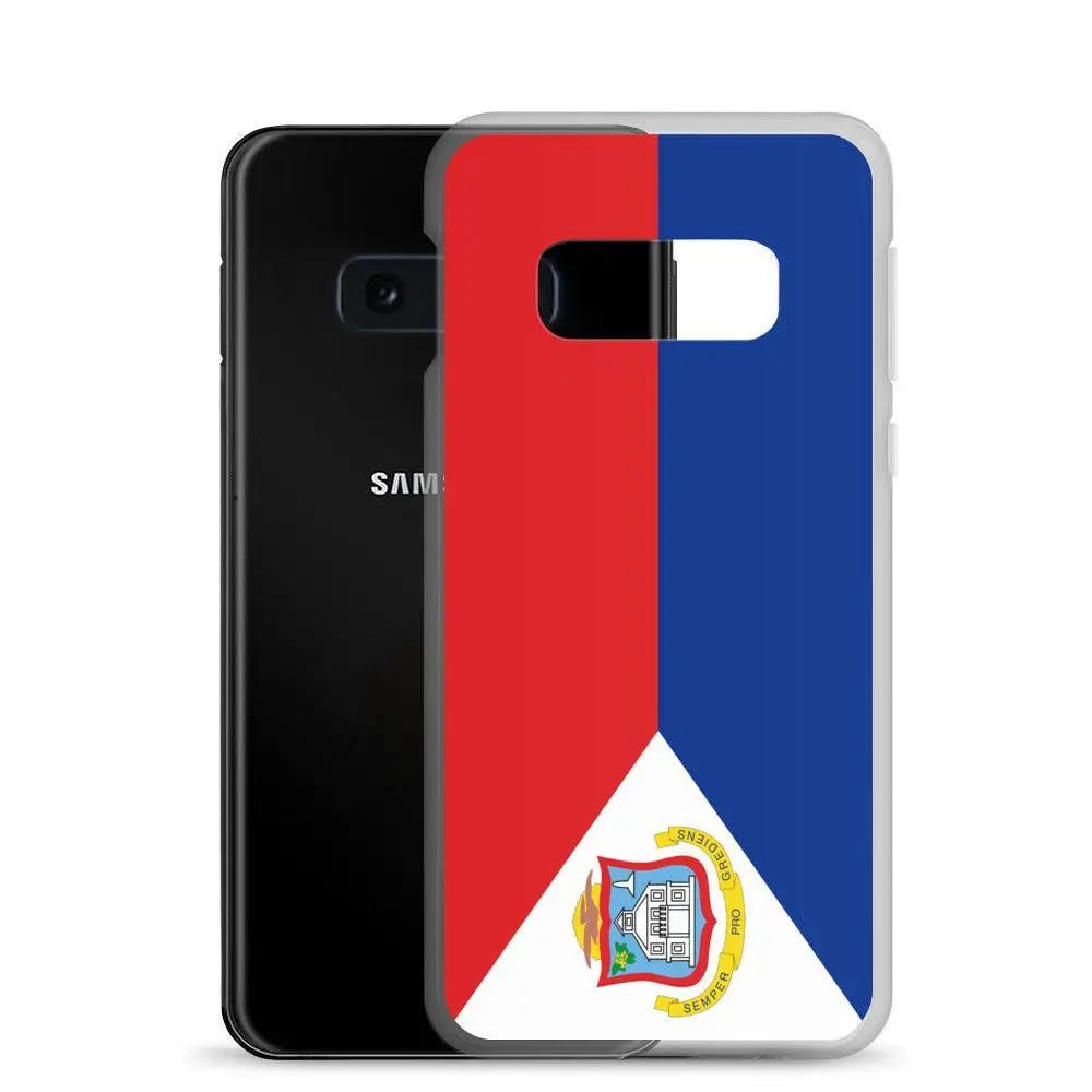 Coque samsung saint-martin souple antichoc drapeau