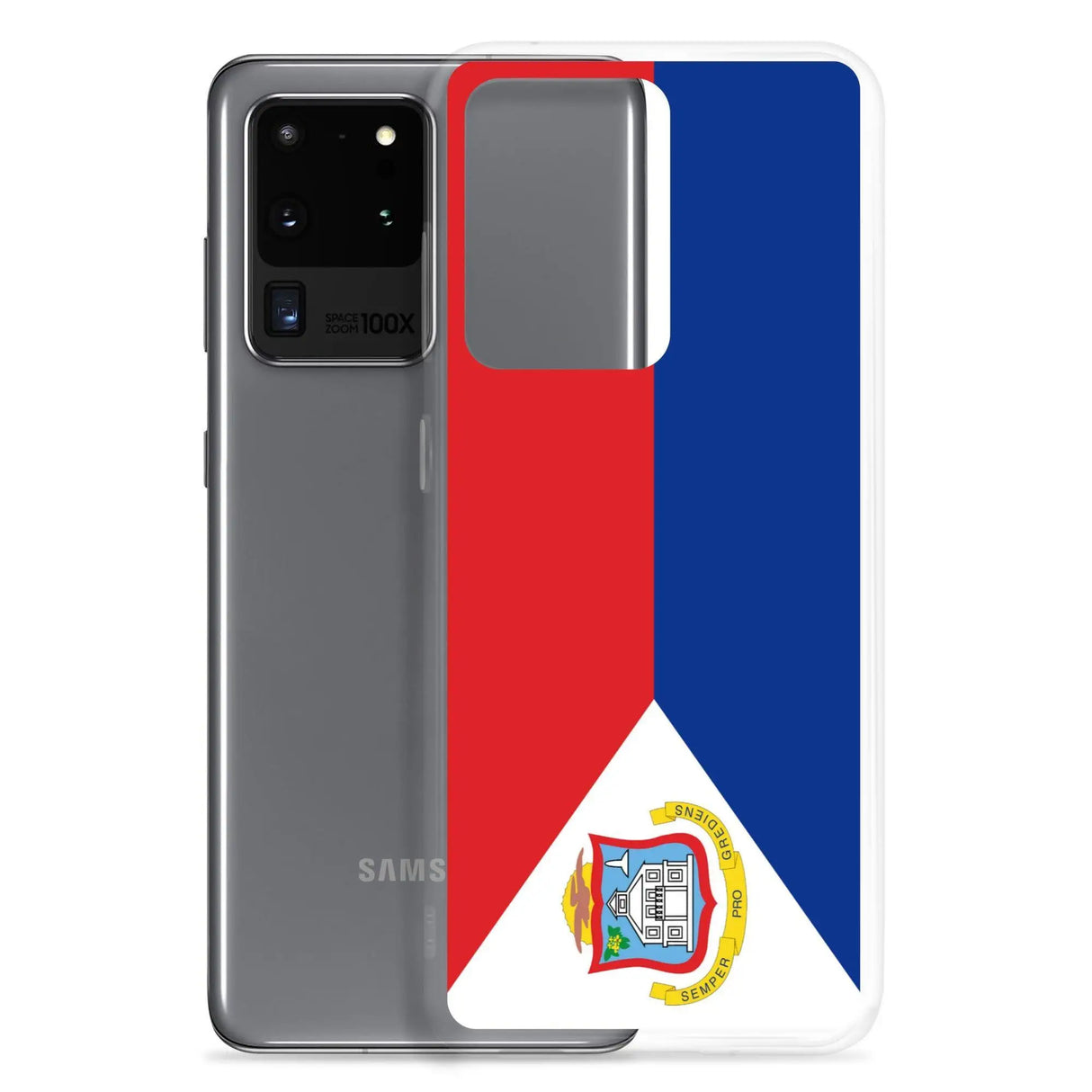 Coque samsung saint-martin souple antichoc drapeau