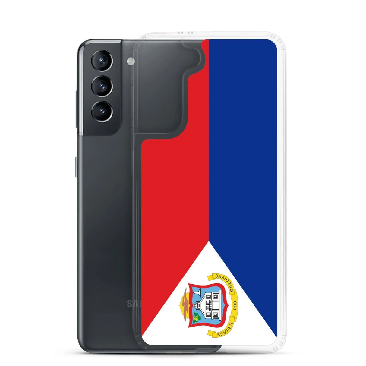 Coque samsung saint-martin souple antichoc drapeau