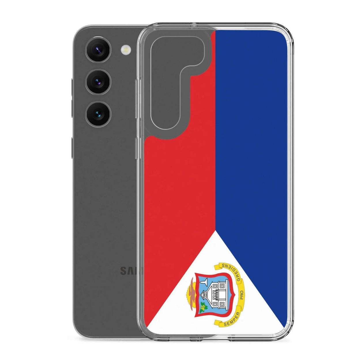 Coque samsung saint-martin souple antichoc drapeau