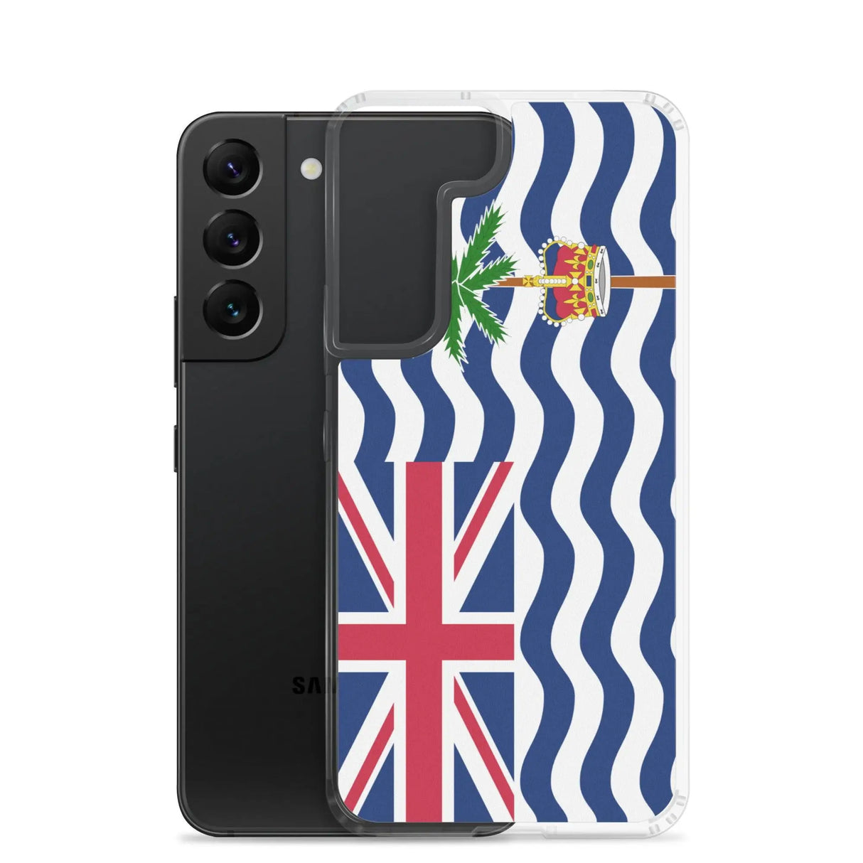 Coque samsung territoire britannique océan indien souple antichoc