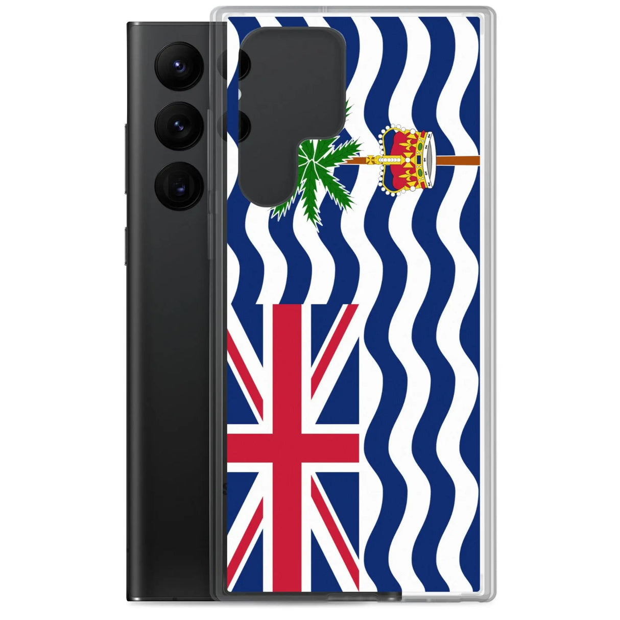 Coque samsung territoire britannique océan indien souple antichoc