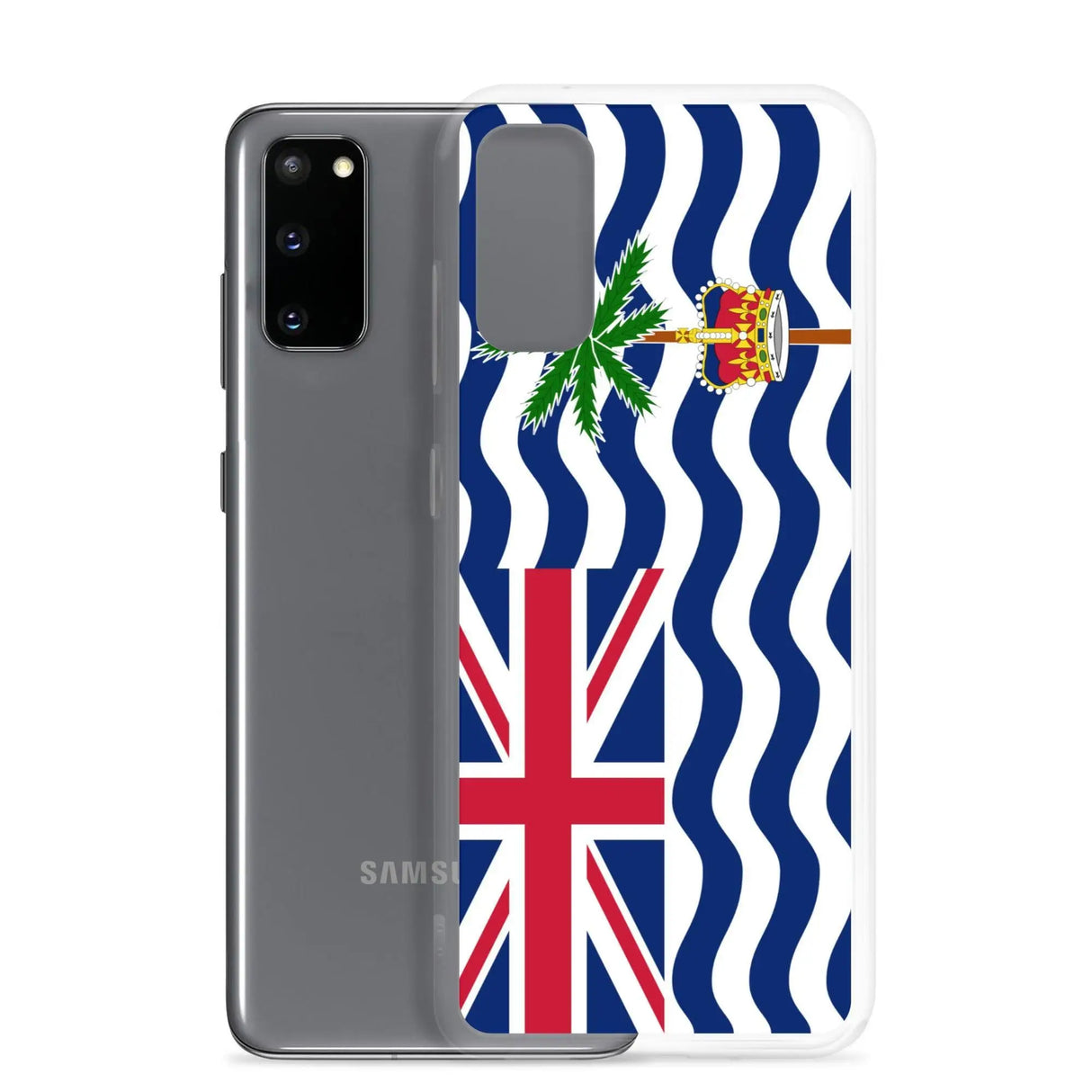 Coque samsung territoire britannique océan indien souple antichoc