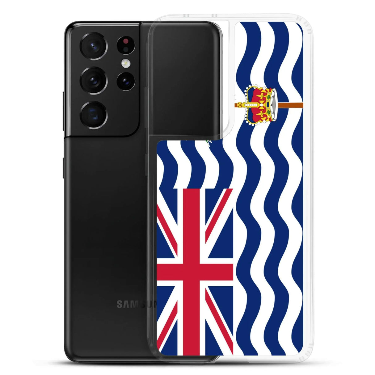 Coque samsung territoire britannique océan indien souple antichoc