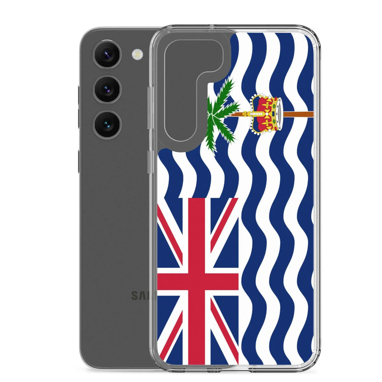 Coque samsung territoire britannique océan indien souple antichoc