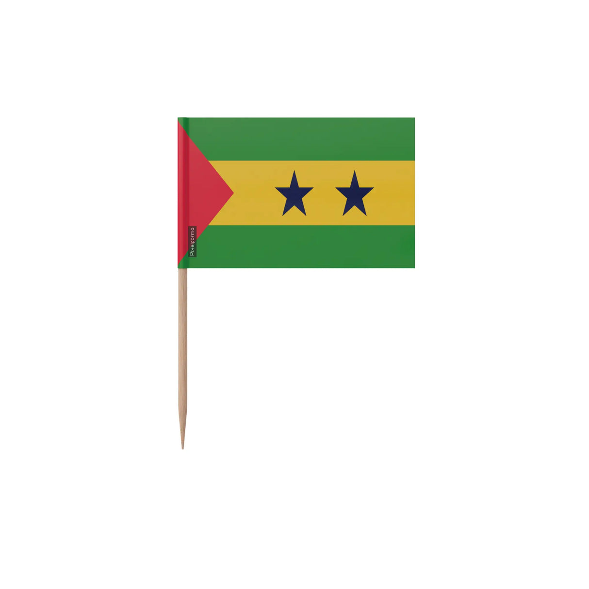 Cure-dents drapeau sao tomé-et-principe plastique décoratif