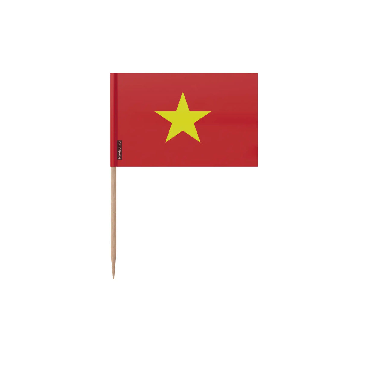 Cure-dents drapeau viêt nam plastique adhésif bambou