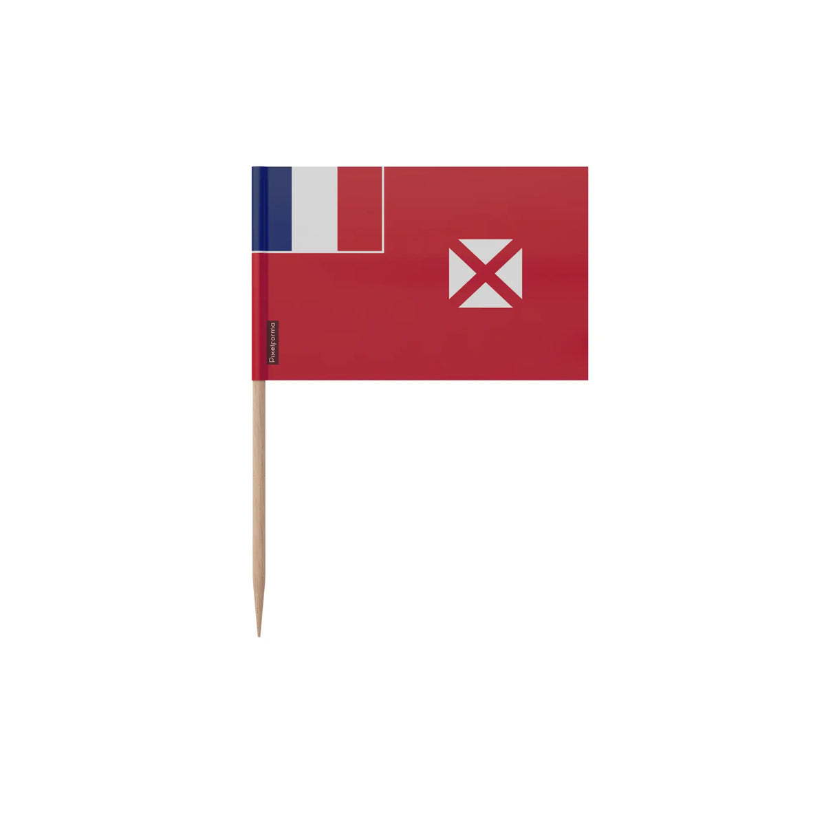 Cure-dents drapeau wallis-et-futuna plastique bambou
