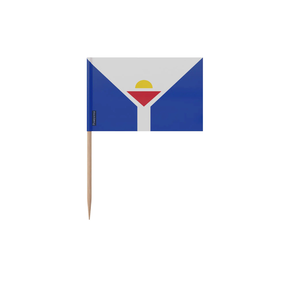 Cure-dents saint-martin plastique adhésif bambou élégant