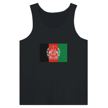 Débardeur drapeau afghanistan coton peigné tissu léger