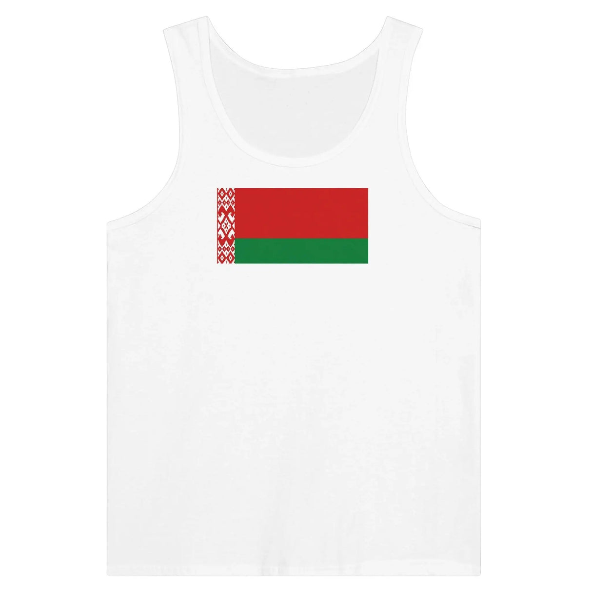 Débardeur drapeau biélorussie tissu léger filé à l’anneau