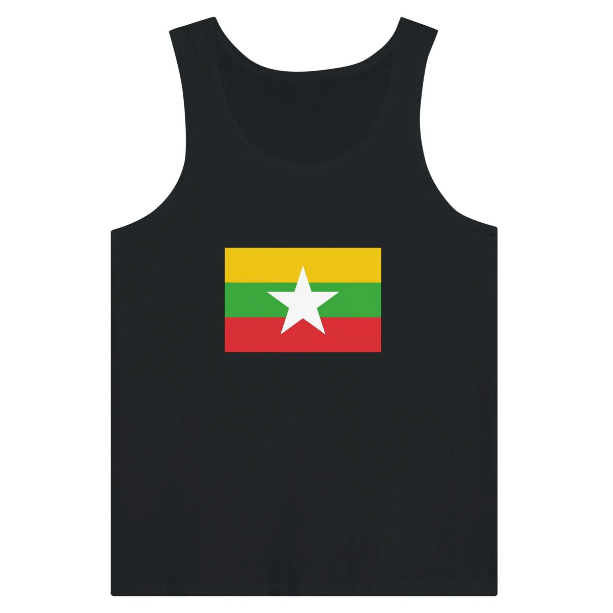 Débardeur drapeau birmanie coton peigné douceur supérieure