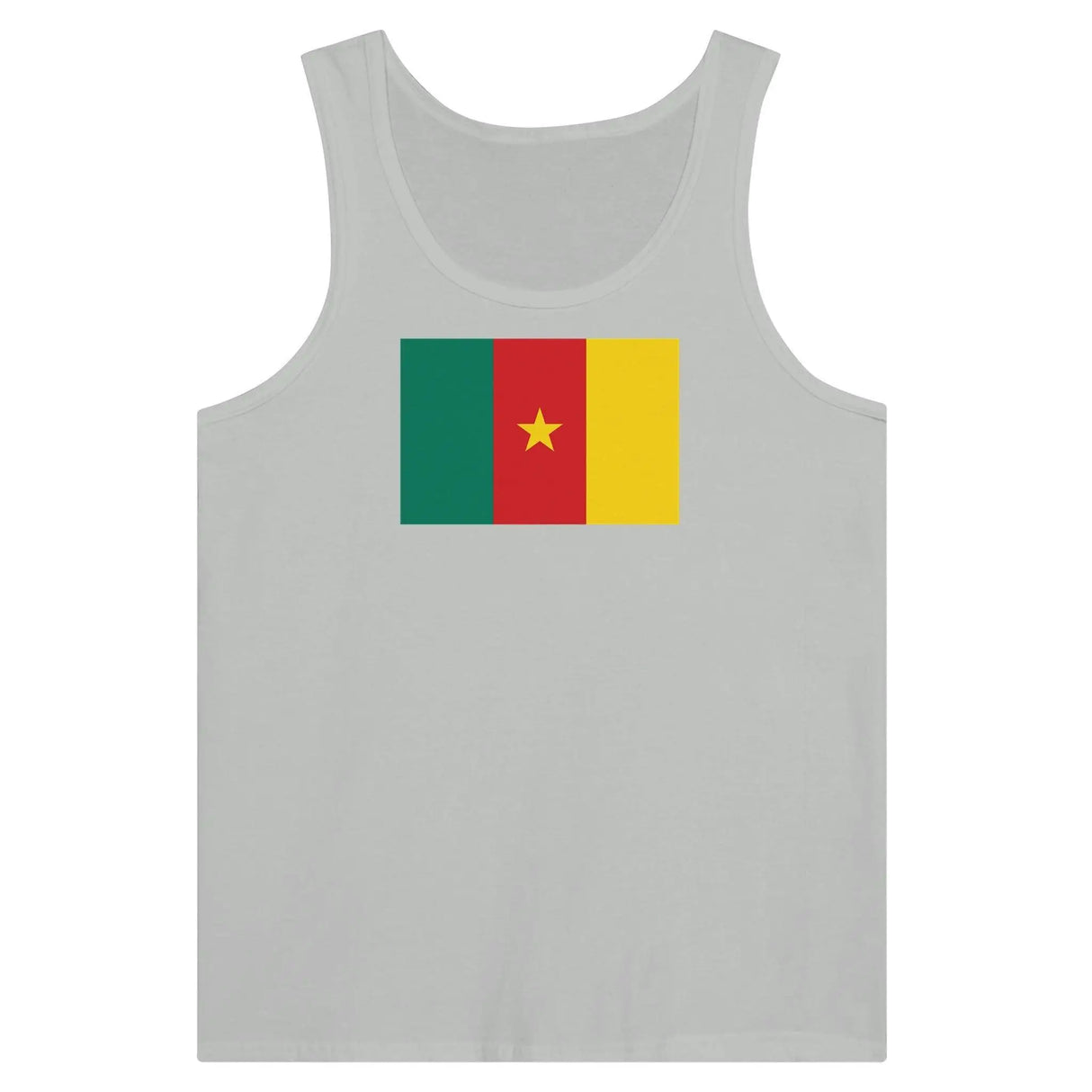 Débardeur drapeau cameroun tissu léger couleur vive