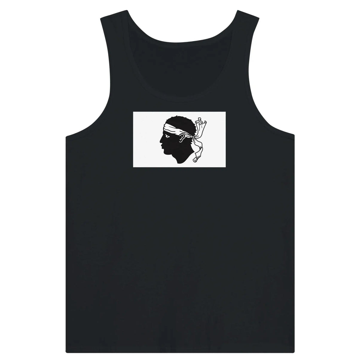 Débardeur drapeau corse tissu léger imprimé confortable