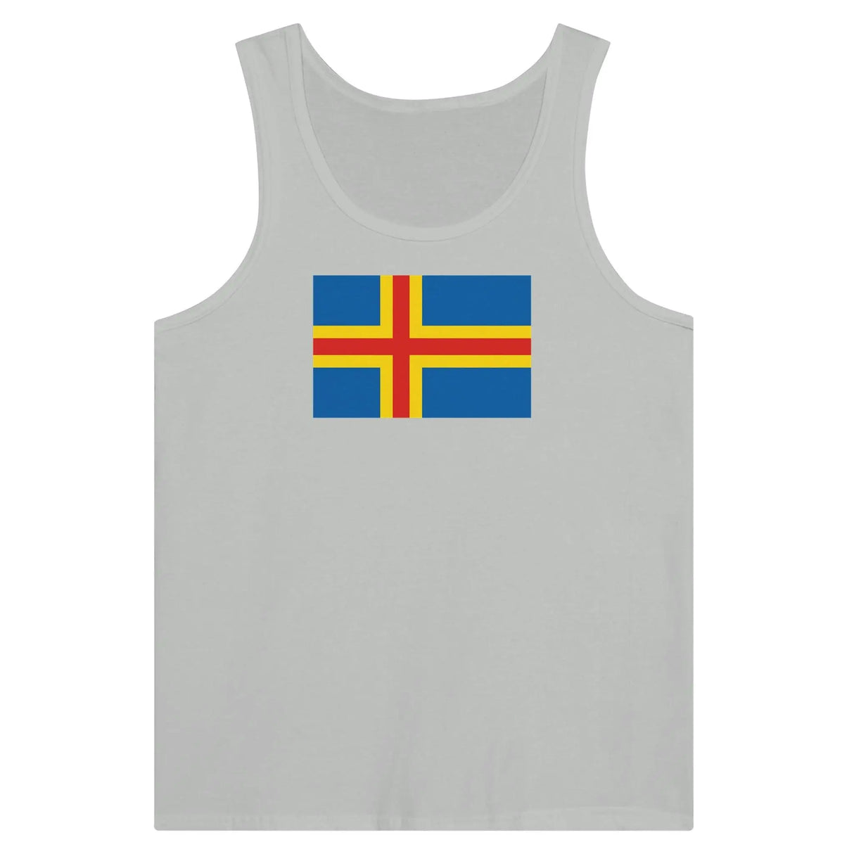 Débardeur drapeau d’åland tissu léger imprimé couleur