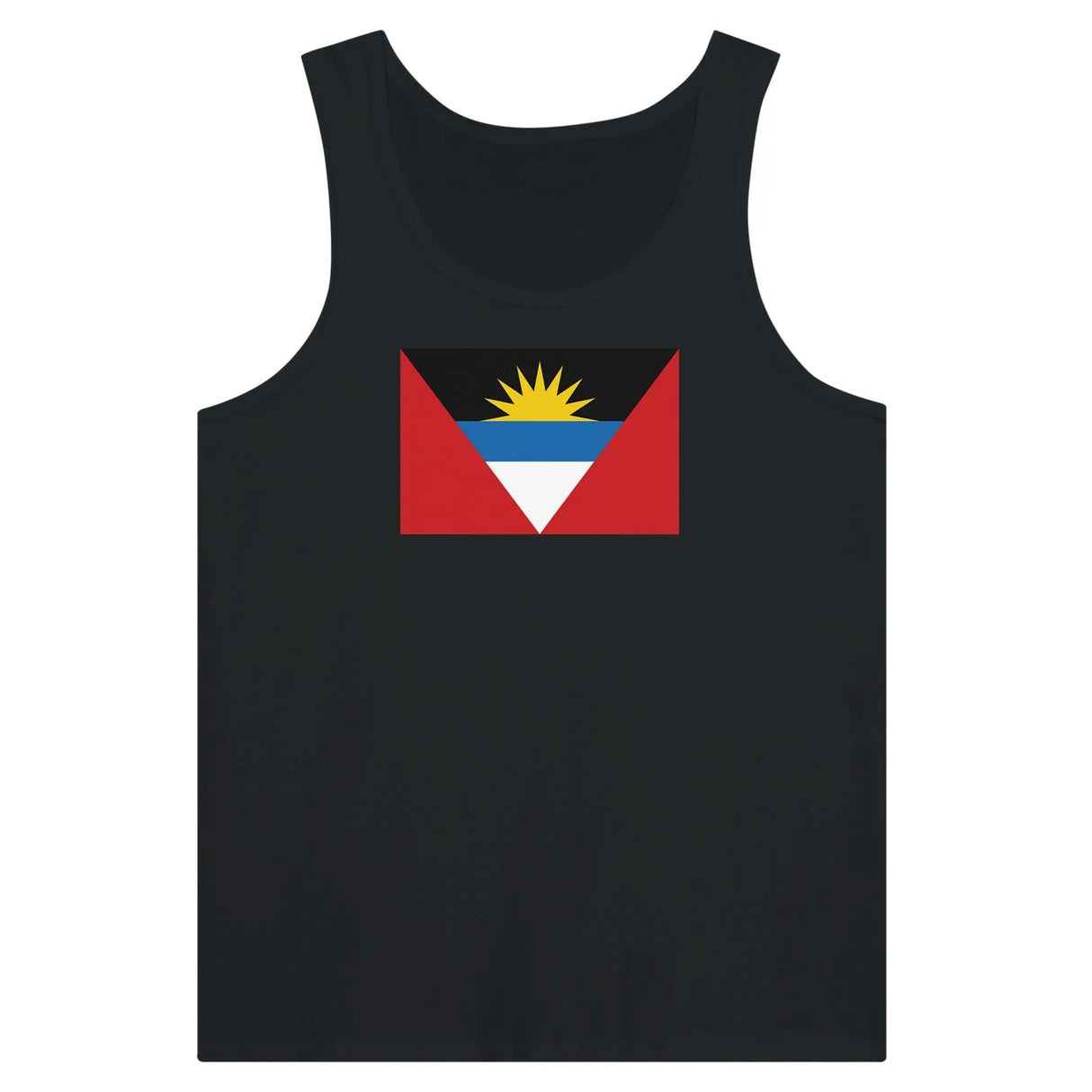 Débardeur drapeau d’antigua-et-barbuda tissu léger coloré
