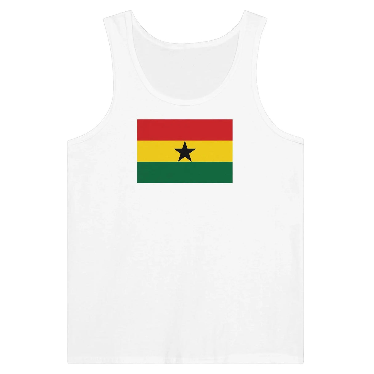 Débardeur drapeau ghana tissu léger couleurs vives