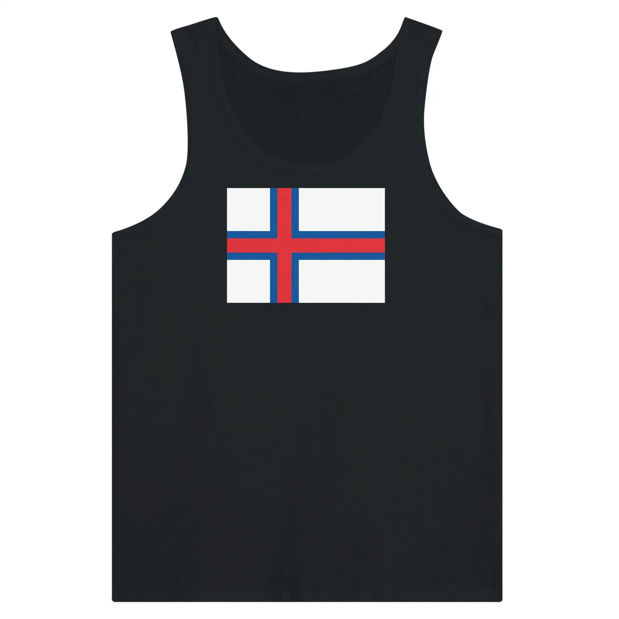 Débardeur drapeau îles féroé tissu léger confortable