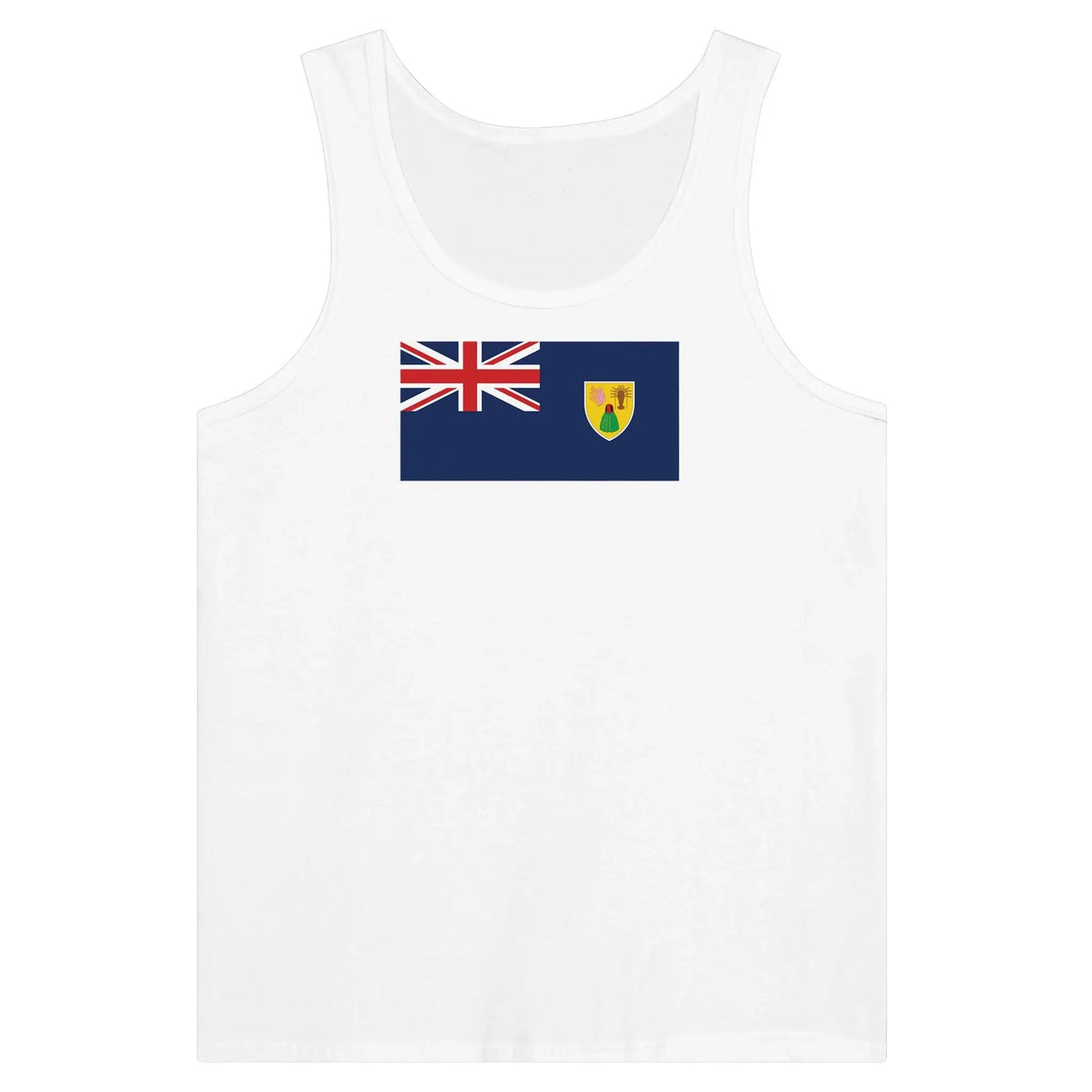 Débardeur drapeau îles turques-et-caïques tissu léger