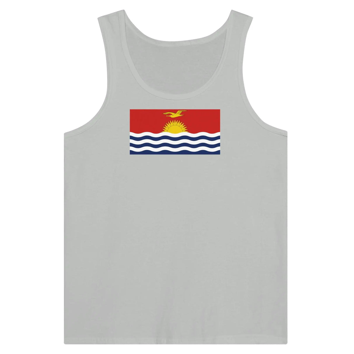 Débardeur drapeau kiribati tissu léger filé à l’anneau