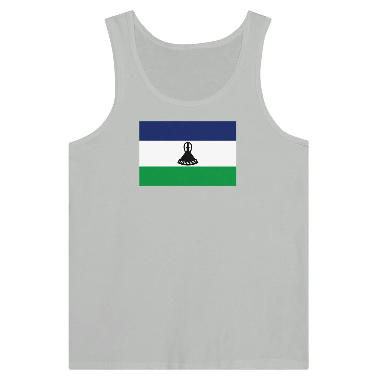Débardeur drapeau lesotho tissu léger filé à l’anneau