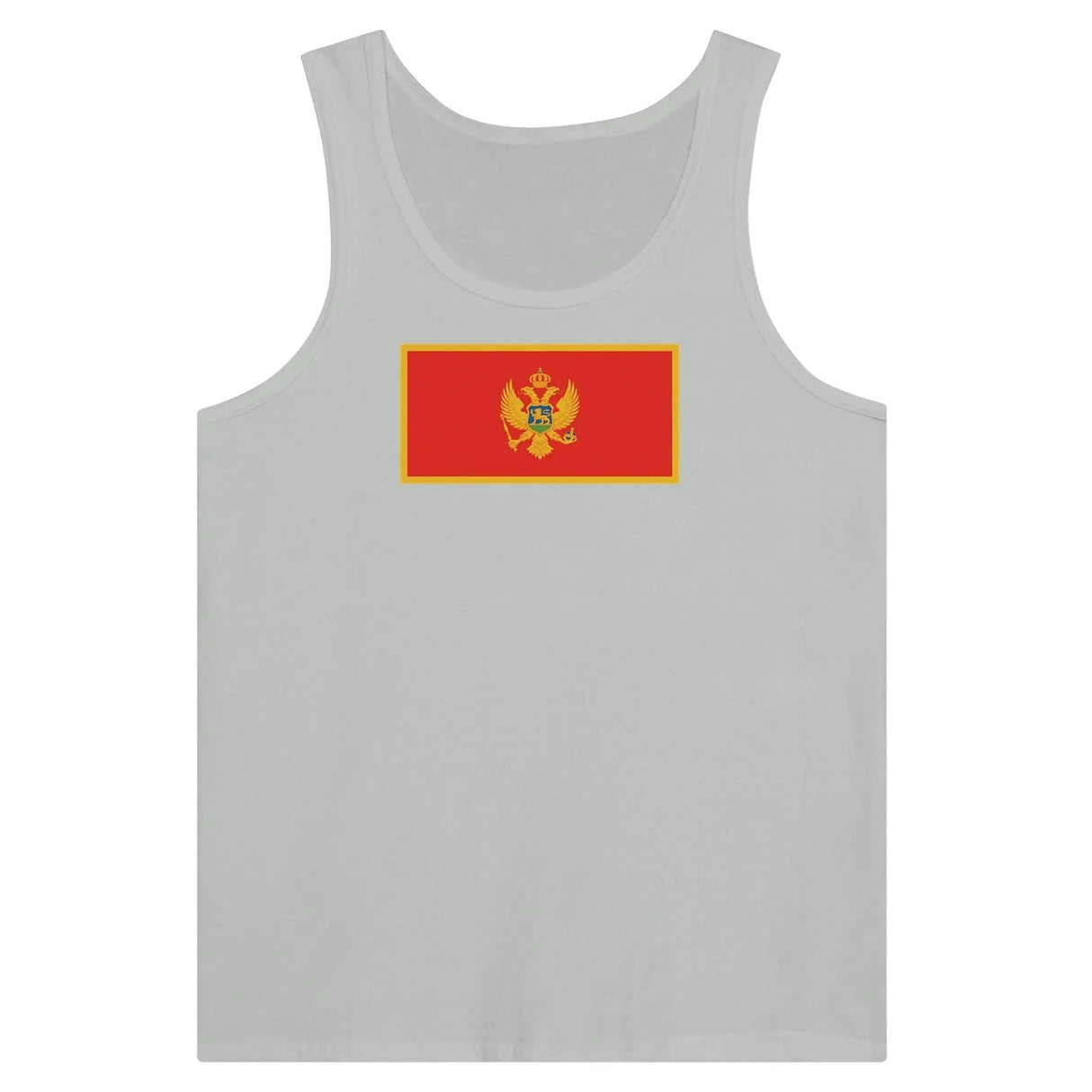 Débardeur drapeau monténégro tissu léger confortable