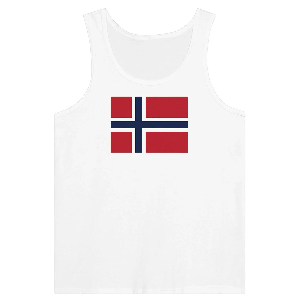 Débardeur drapeau norvège tissu léger couleurs vives