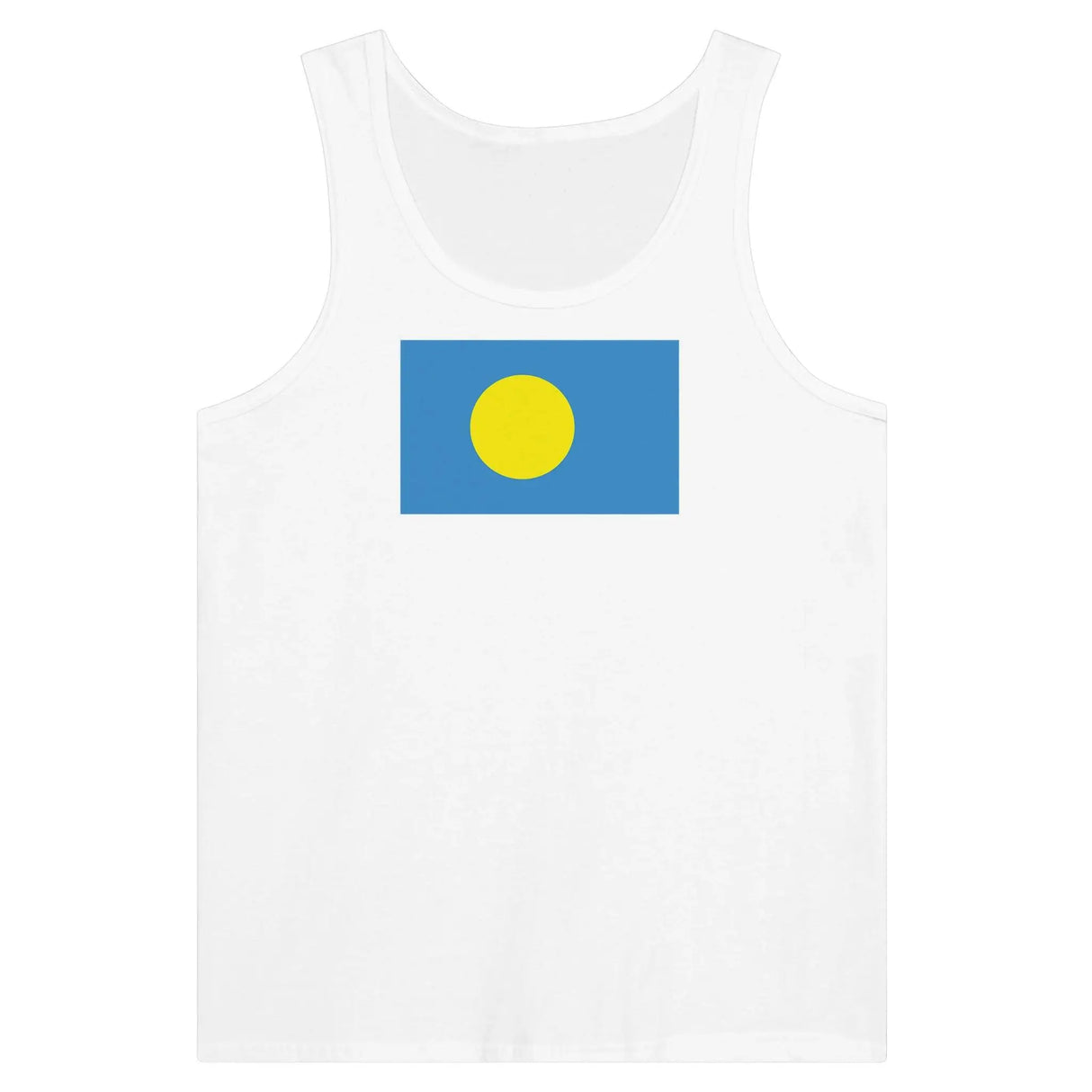 Débardeur drapeau palaos tissu léger filé à l’anneau