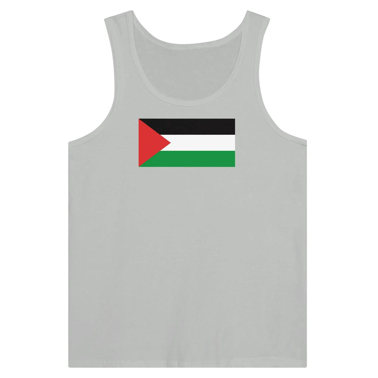 Débardeur drapeau palestine coton peigné tissu léger