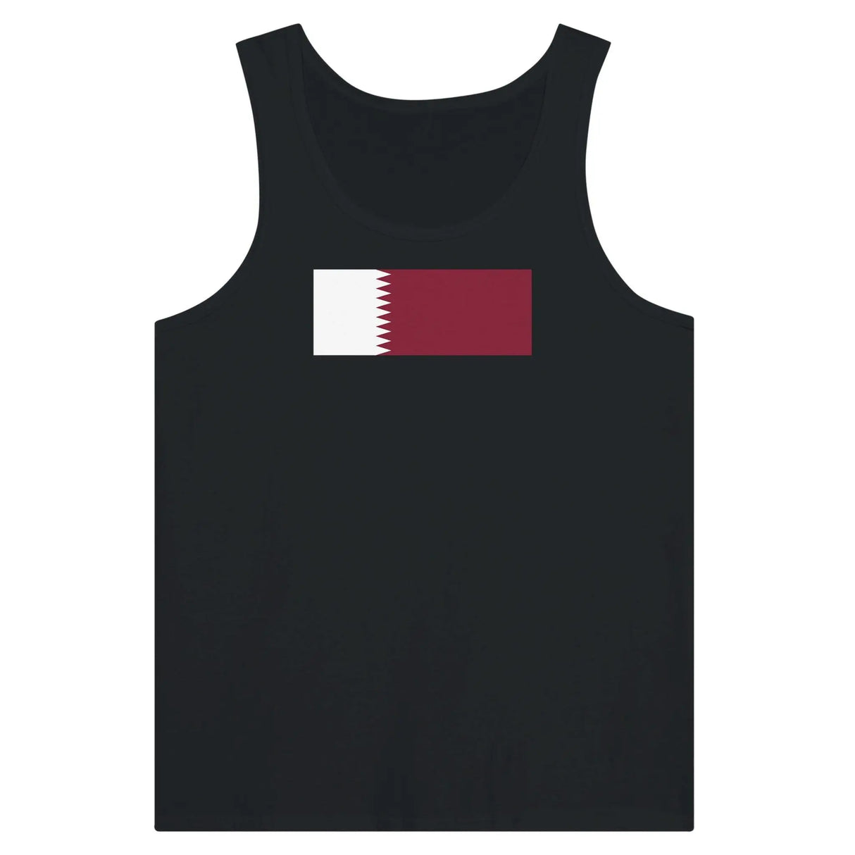 Débardeur drapeau qatar tissu léger filé à l’anneau