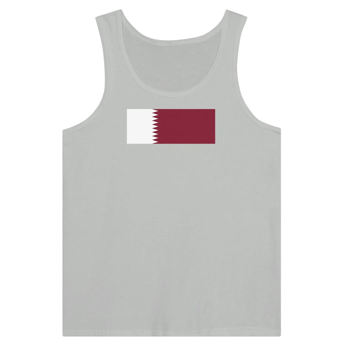 Débardeur drapeau qatar tissu léger filé à l’anneau
