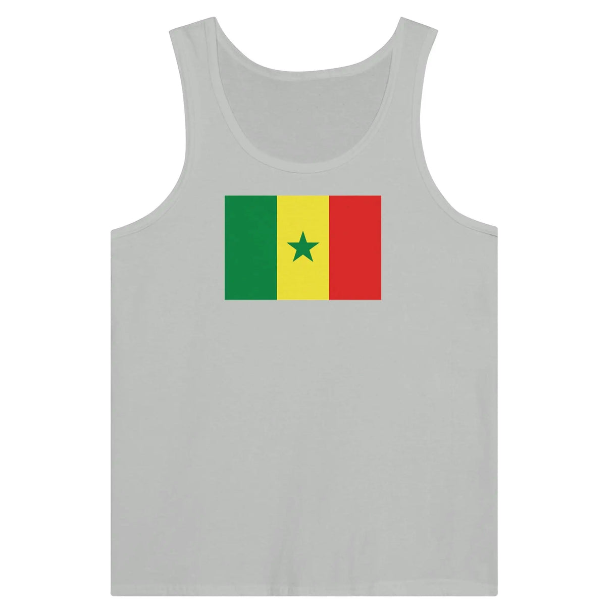 Débardeur drapeau sénégal tissu léger couleurs vives