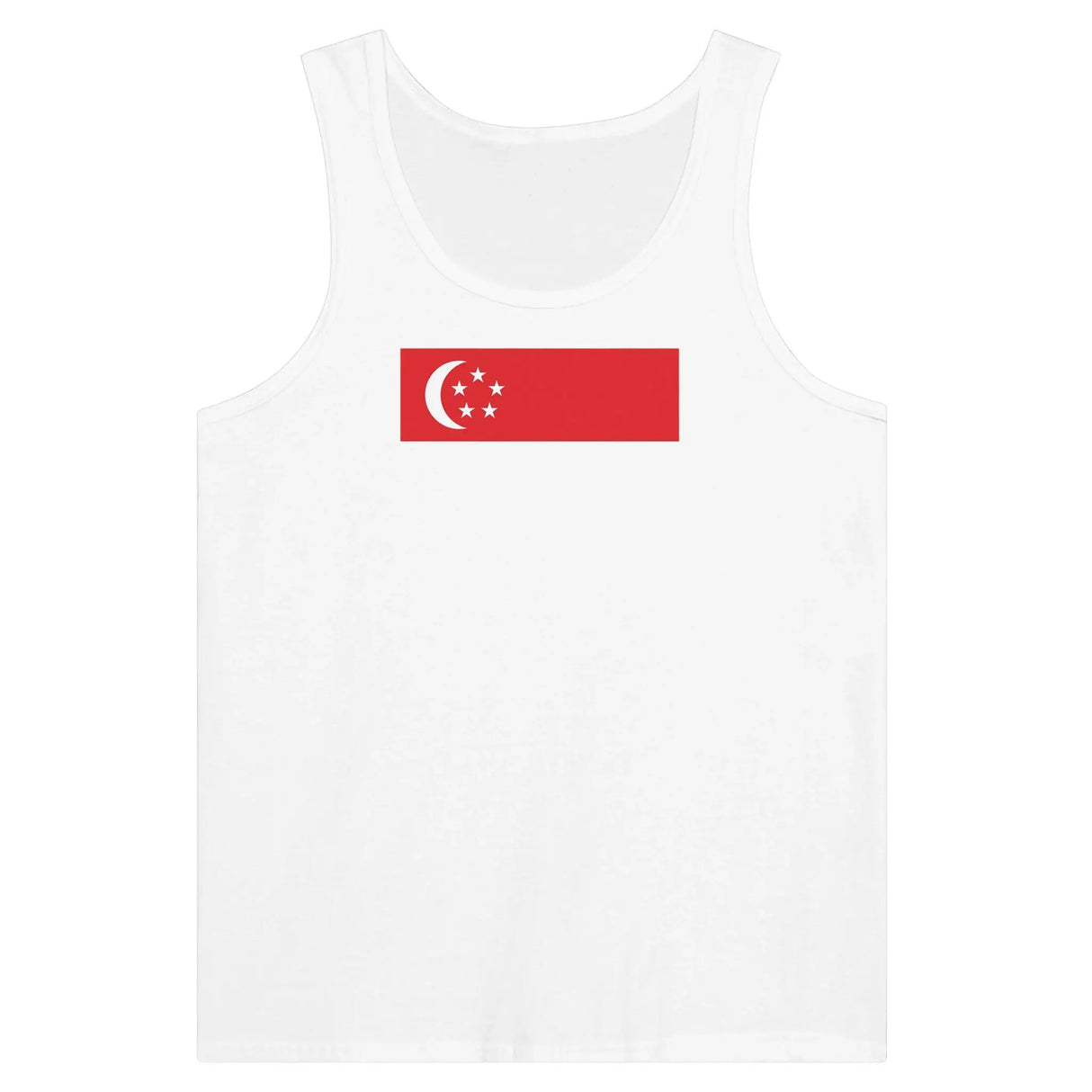 Débardeur drapeau singapour tissu léger douceur supérieure